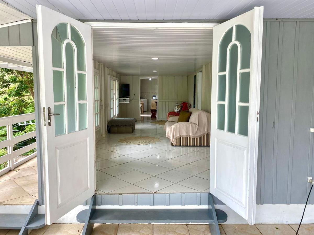 Gray House - Com Piscina Pertinho Do Mar! Villa Palhoça Exteriör bild