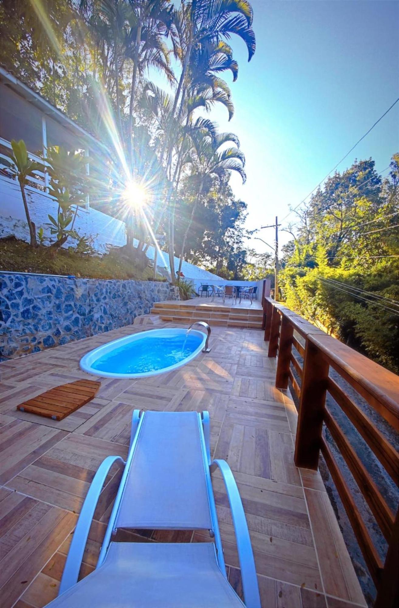 Gray House - Com Piscina Pertinho Do Mar! Villa Palhoça Exteriör bild