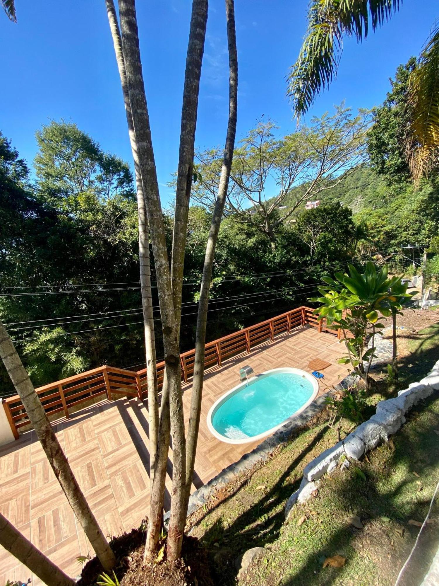 Gray House - Com Piscina Pertinho Do Mar! Villa Palhoça Exteriör bild
