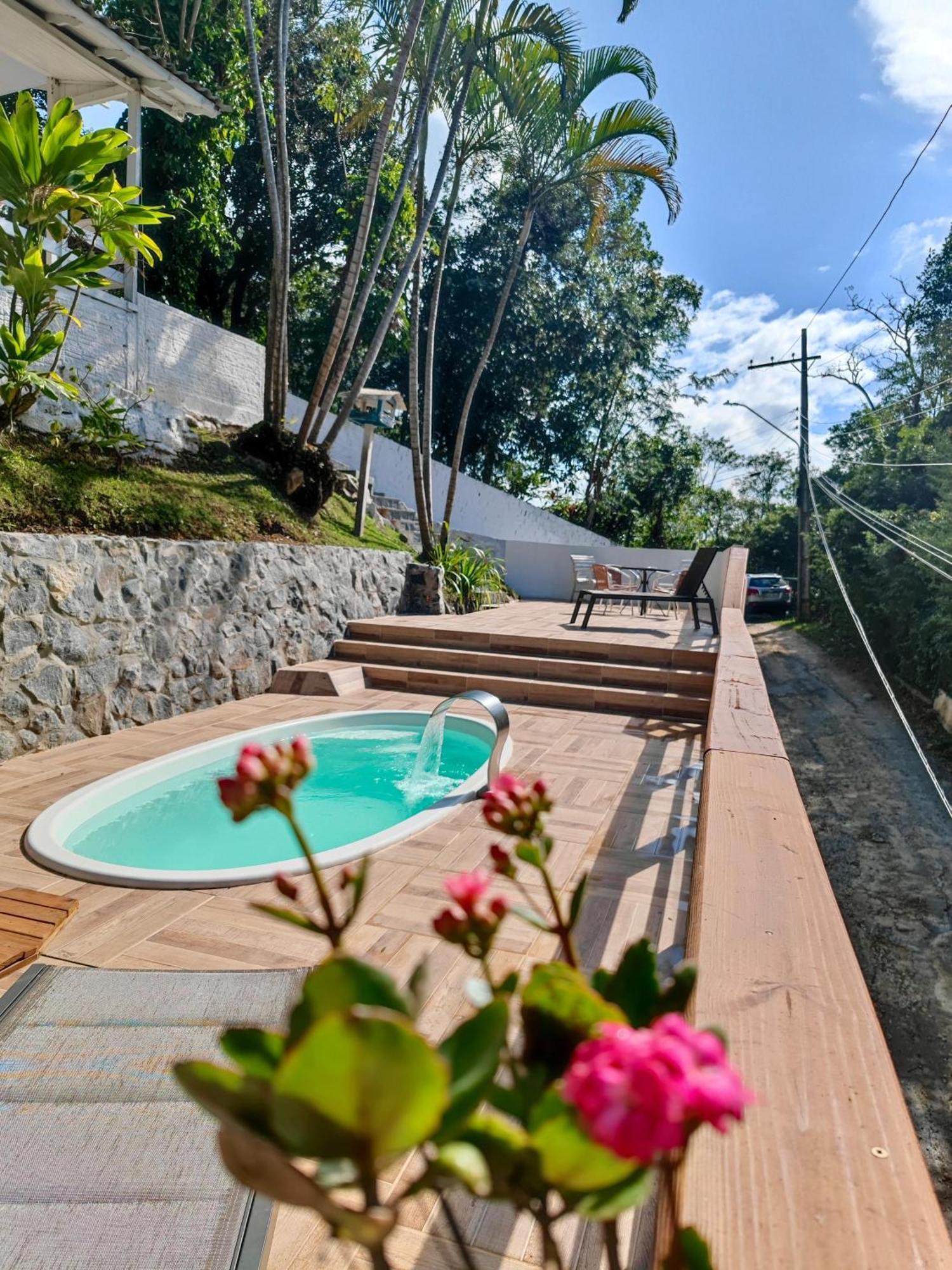 Gray House - Com Piscina Pertinho Do Mar! Villa Palhoça Exteriör bild